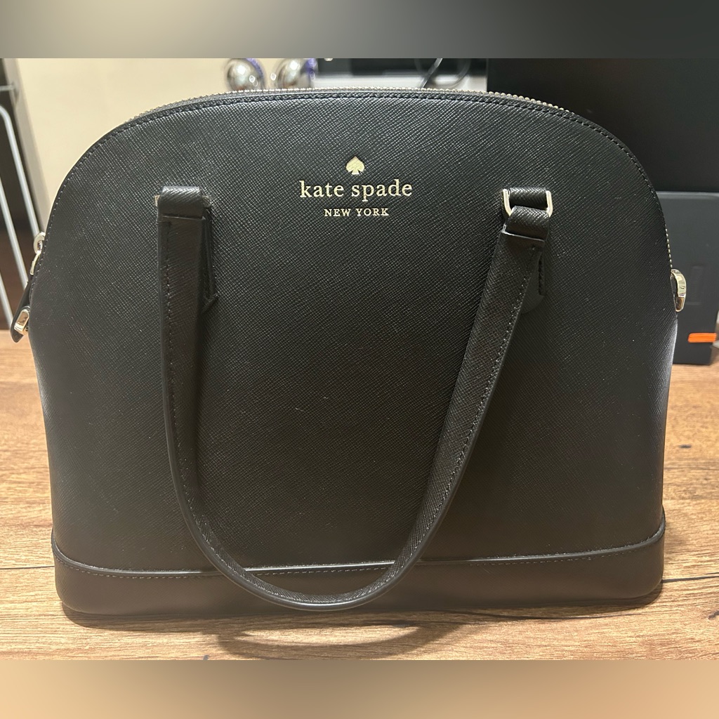 Kate Spade Sadie Dome Satchel In Black - Basically Brand New